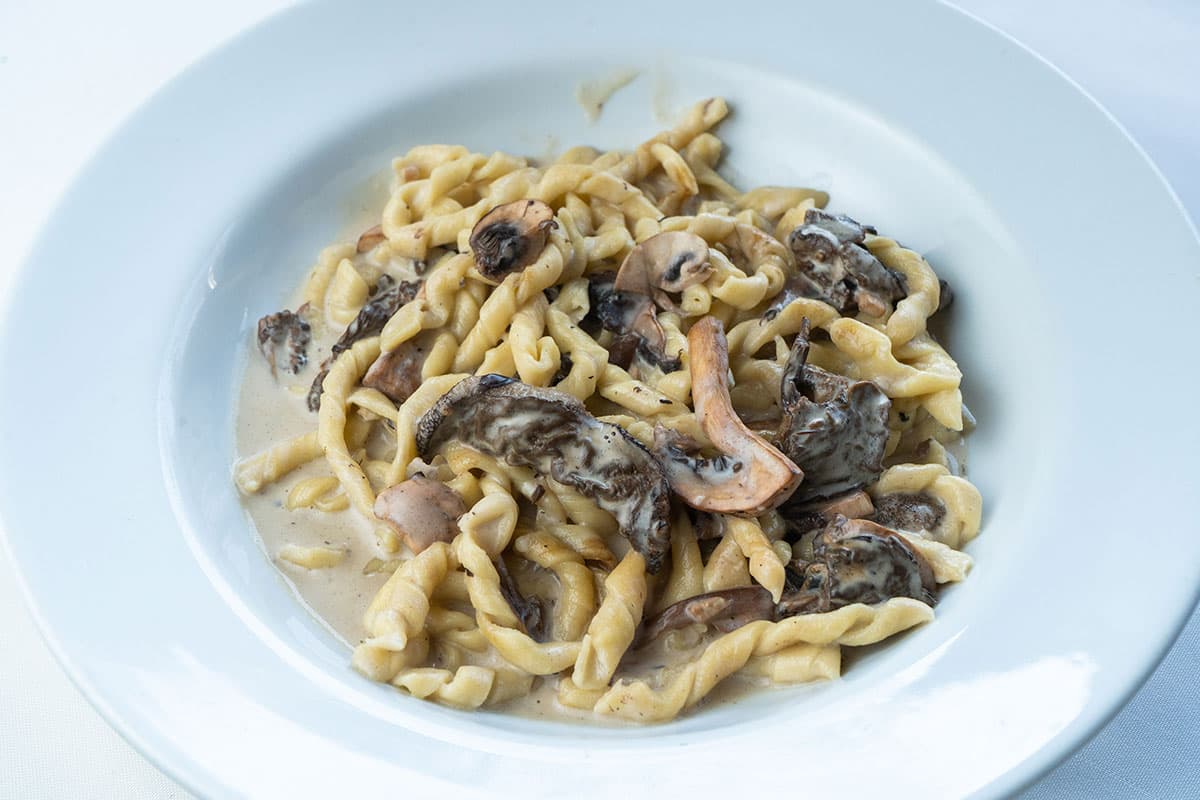 Fusilli Tartufo e Funghi