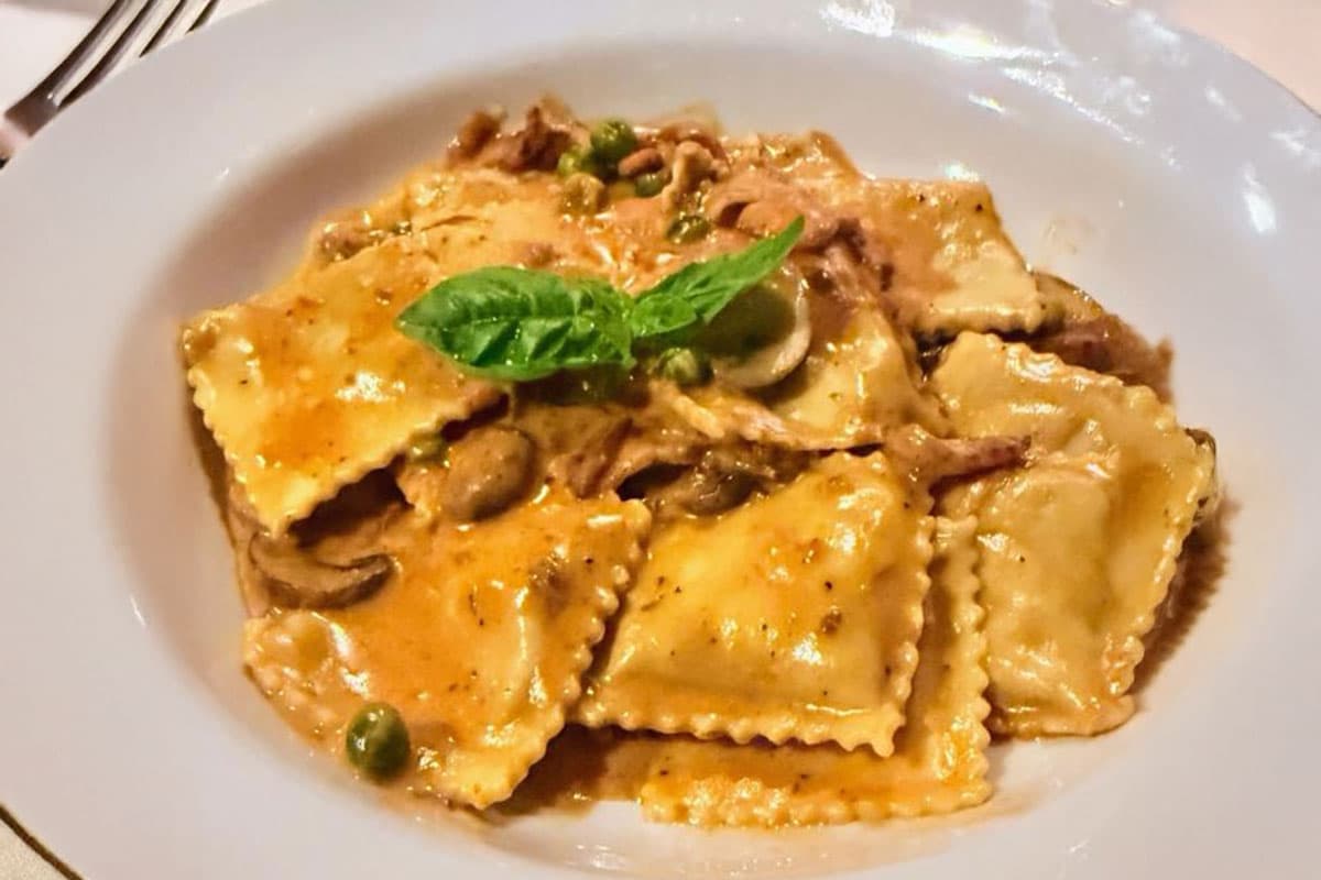 Ravioli manzo allá boscaiola