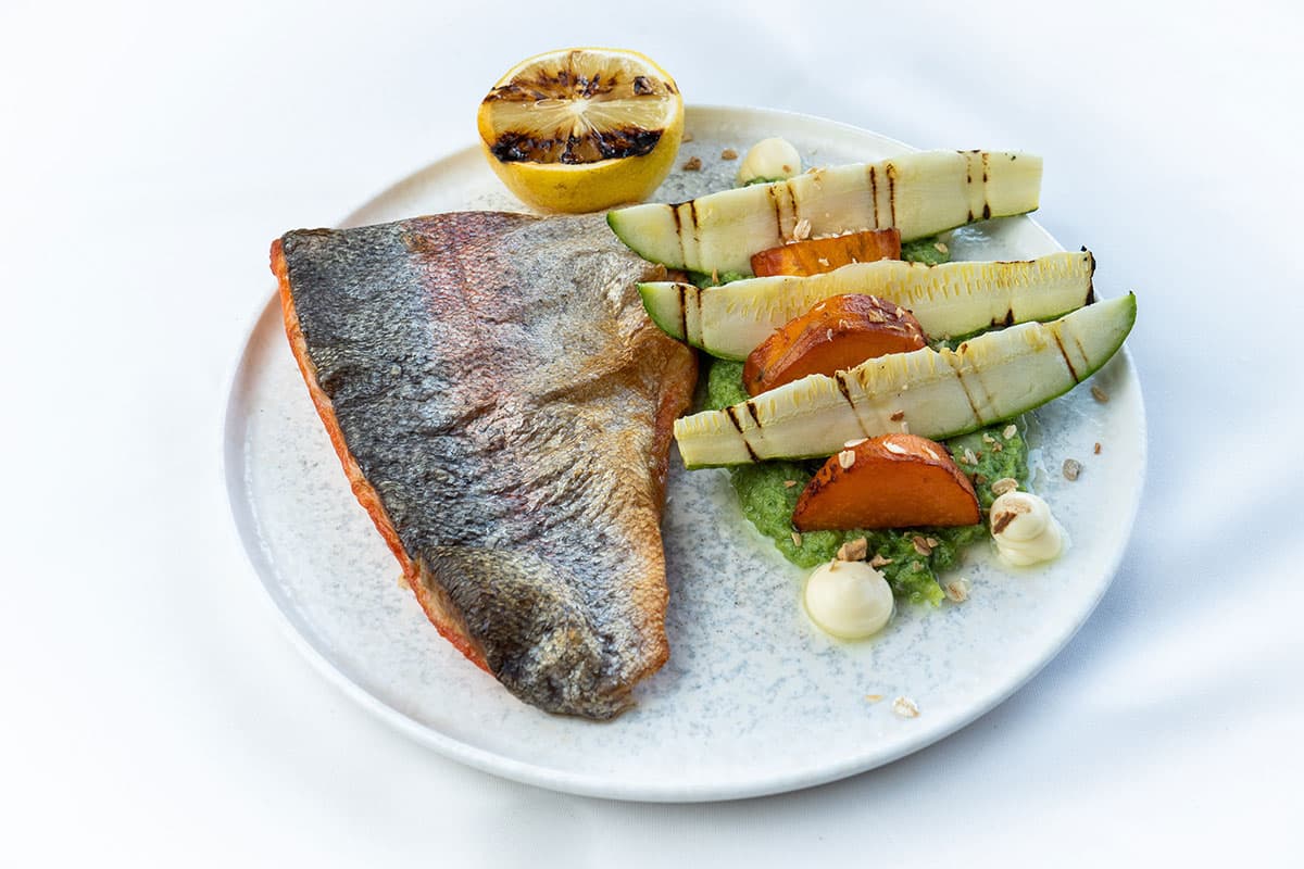 Trucha asada